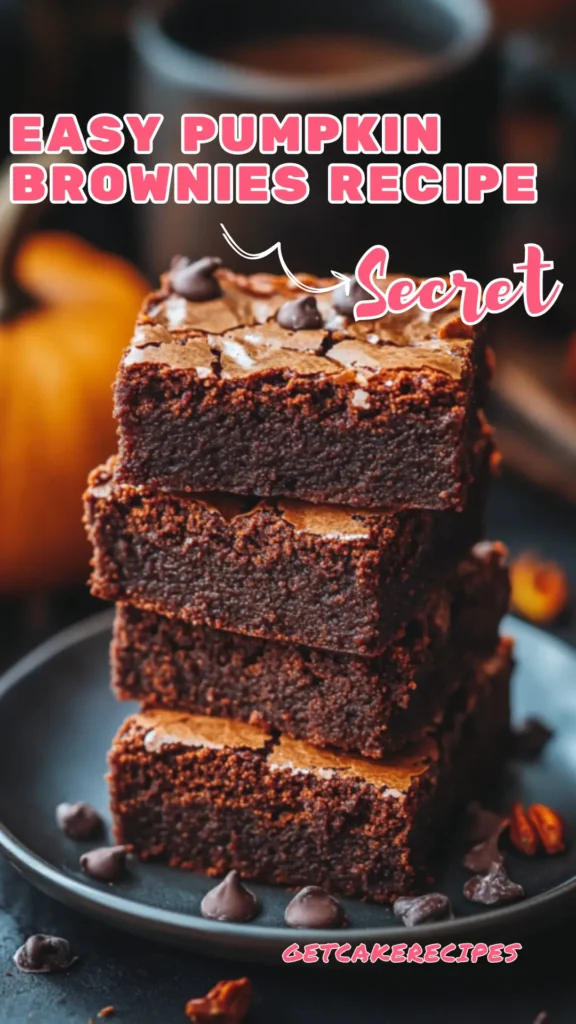 Easy Pumpkin Brownies Recipe