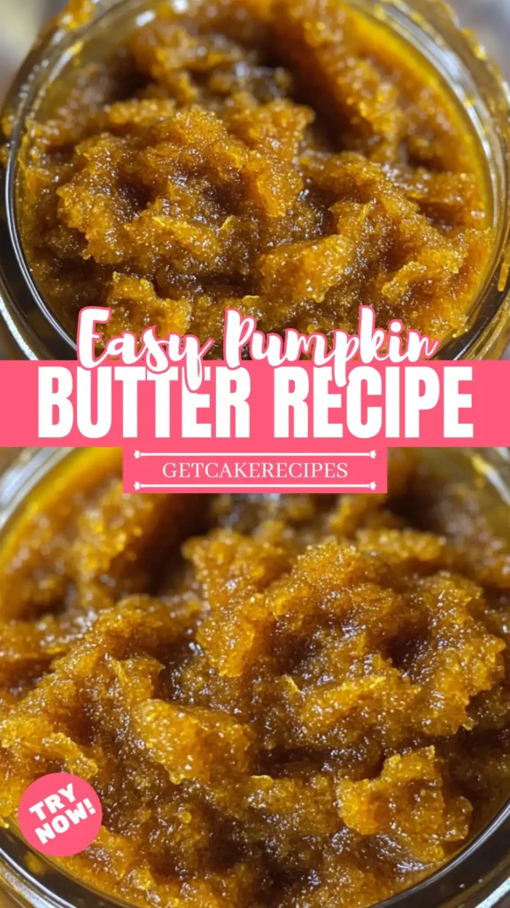 Easy Pumpkin Butter Recipe