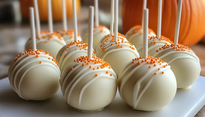 Easy Pumpkin Cake Pops