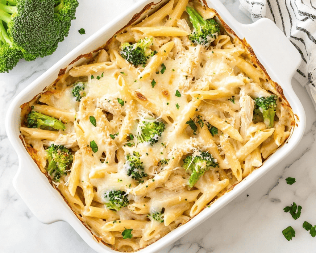 Chicken Alfredo Casserole