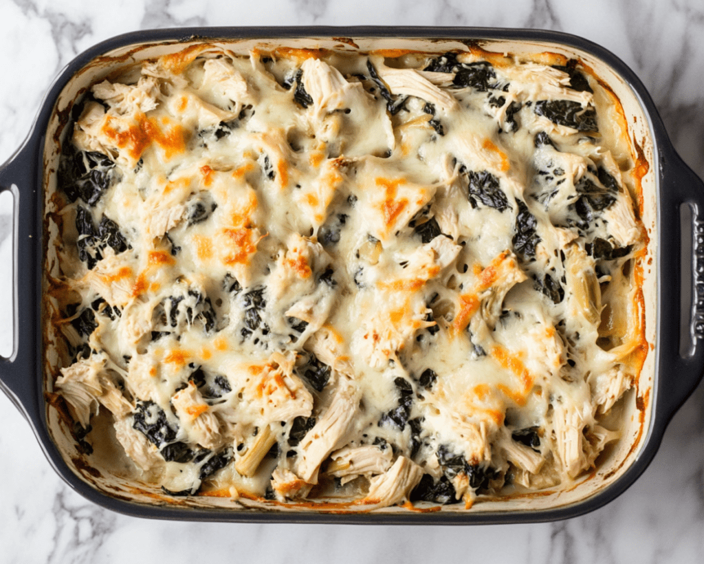 Spinach and Artichoke Chicken Casserole