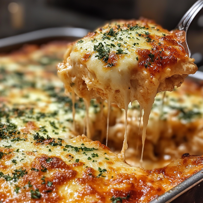 Easy Chicken Parm Casserole