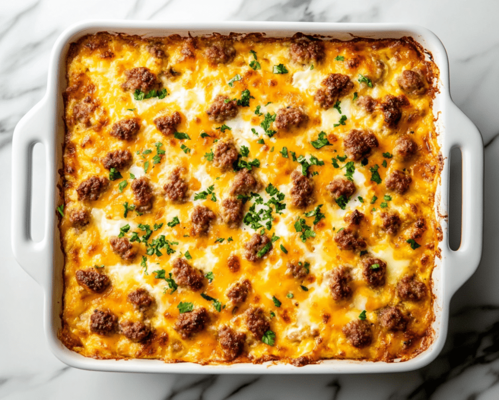 Sausage and Egg Breakfast Casserole