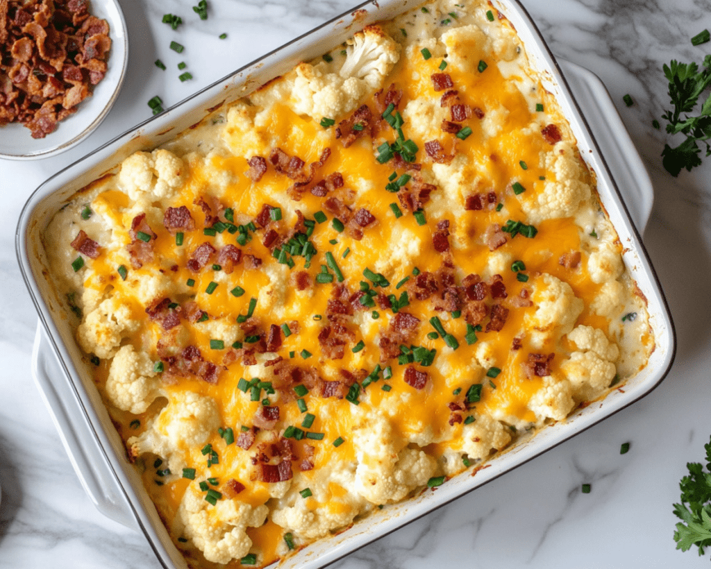 Cheesy Cauliflower Casserole