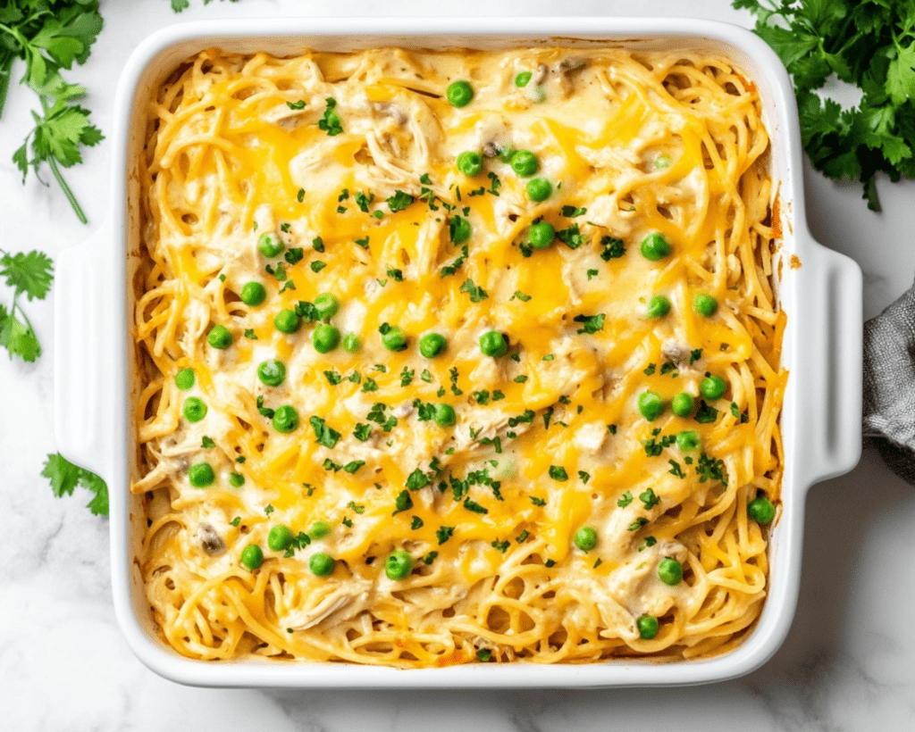 Turkey Tetrazzini Casserole