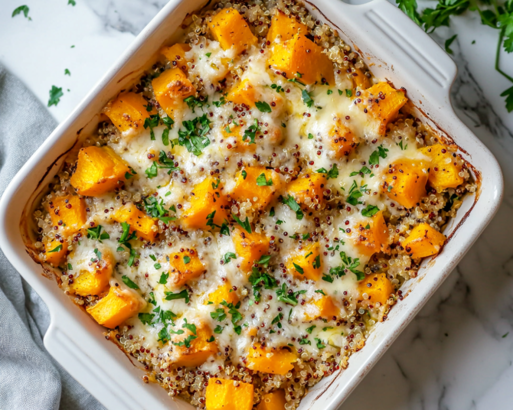 Butternut Squash and Quinoa Casserole