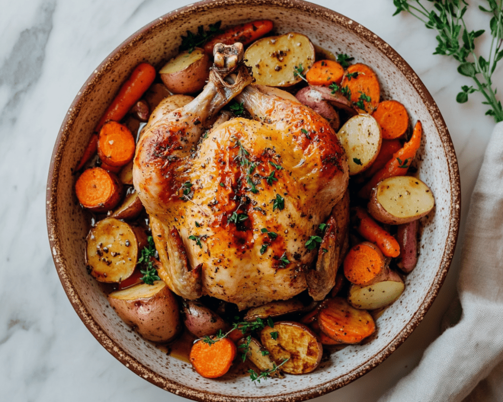 Roasted Chicken with Root Vegetables