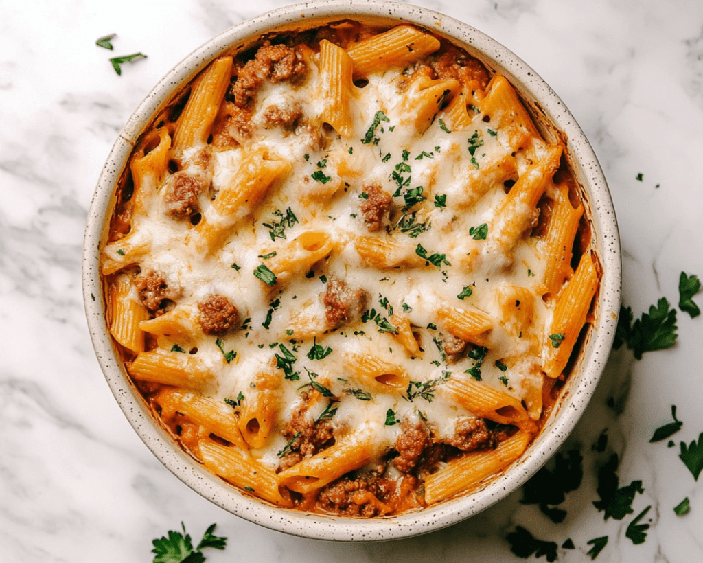 Creamy Pumpkin and Sausage Casserole