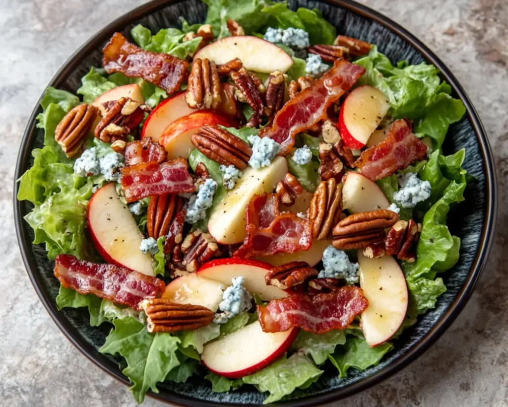 Apple Pecan and Bacon Salad