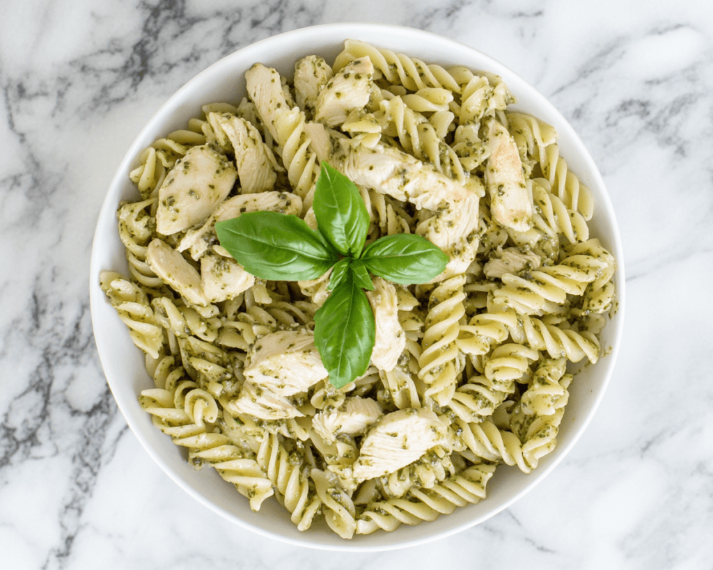 Creamy Chicken Pesto Pasta