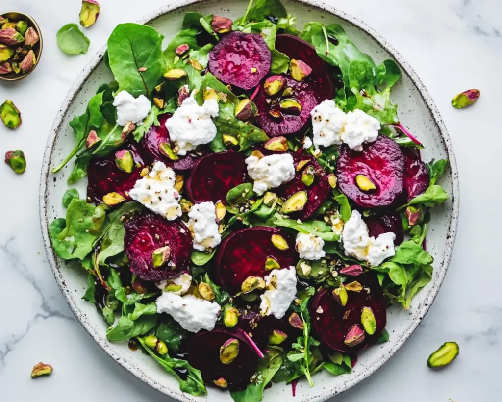 Roasted Beet and Goat Cheese Salad