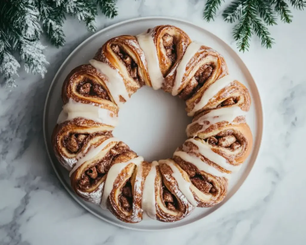 Cinnamon Roll Wreath