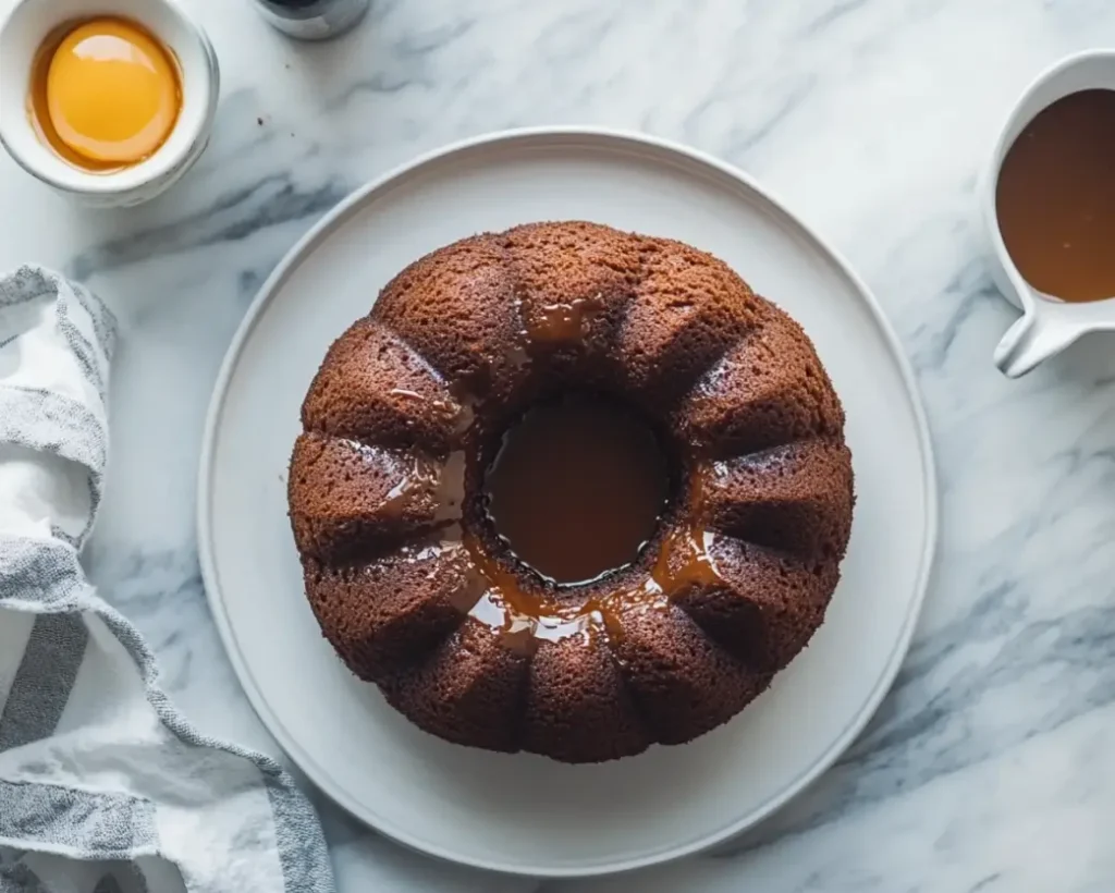 Caramel Gingerbread Cake