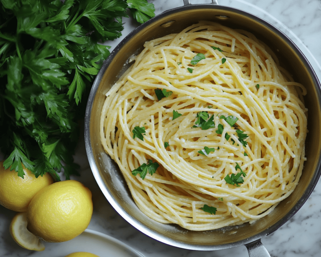 Lemon Garlic Pasta