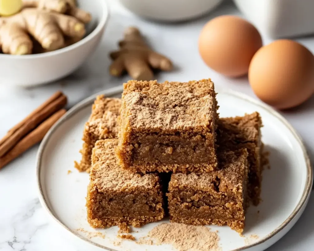 Gingerbread Cookie Bars