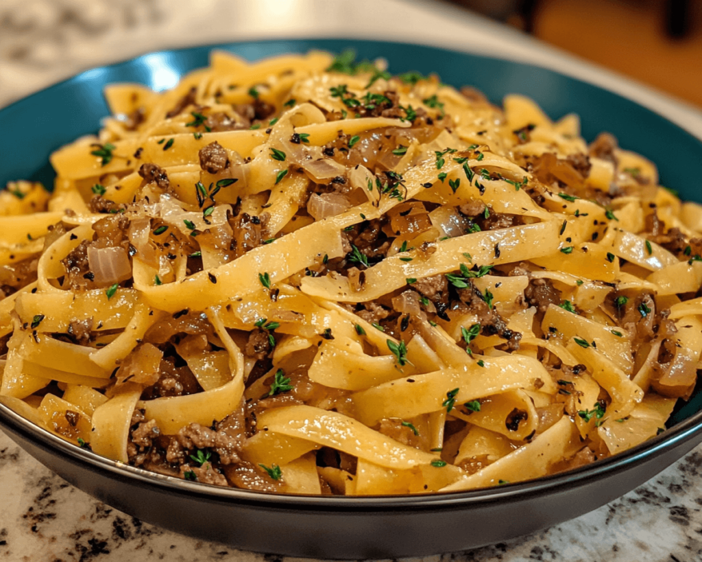 French Onion Pasta