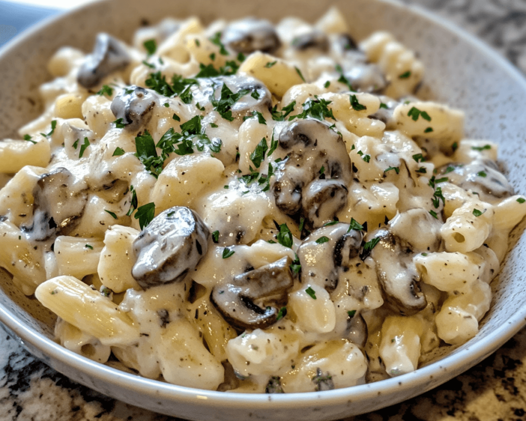 Garlic Mushroom Pasta