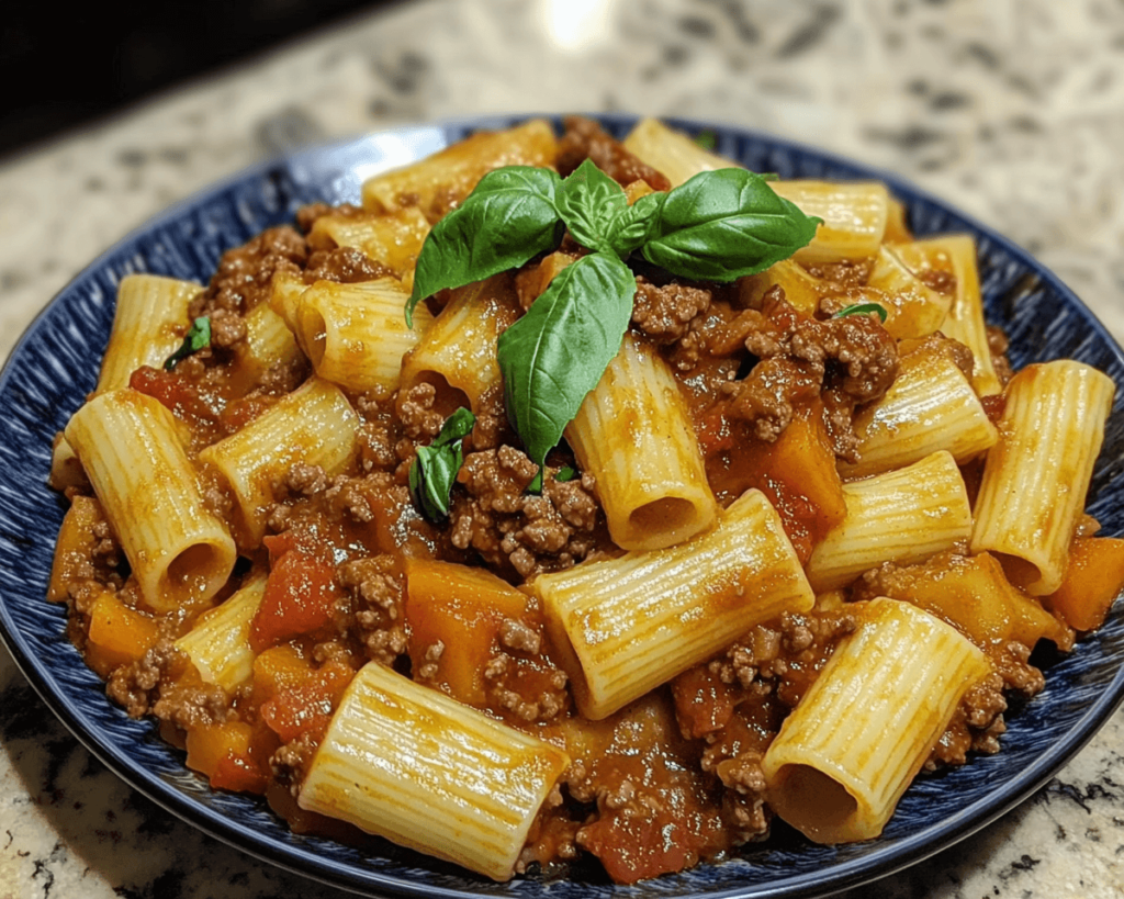 Rigatoni Bolognese