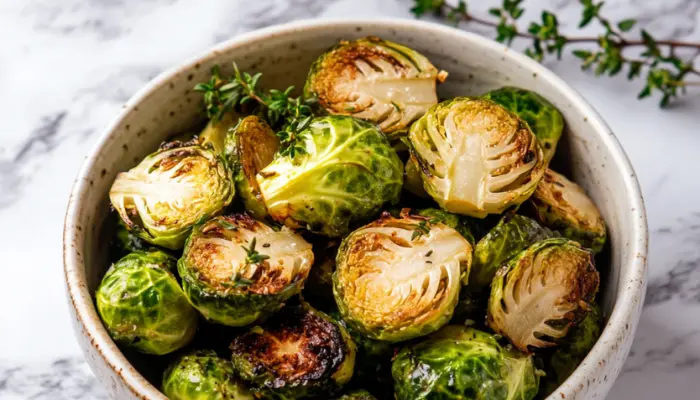 Crispy Brussel Sprouts Air Fryer Recipe