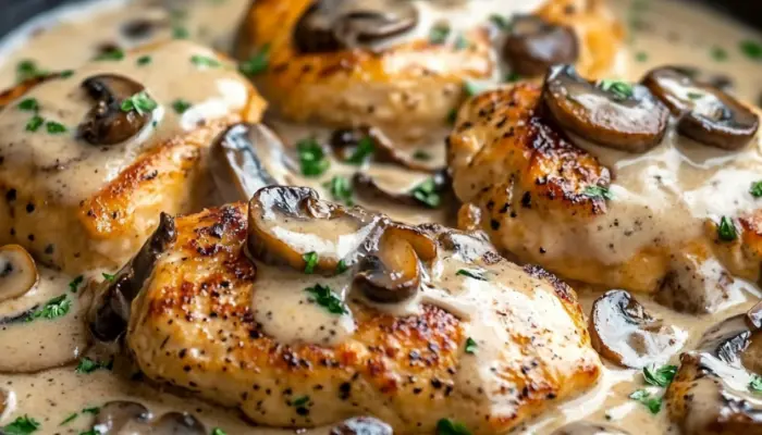 Easy Chicken With Mushroom Recipe