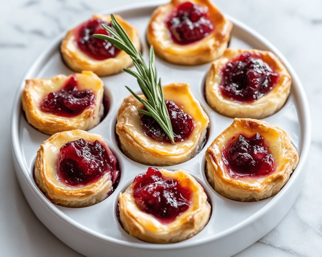 Cranberry Brie Bites