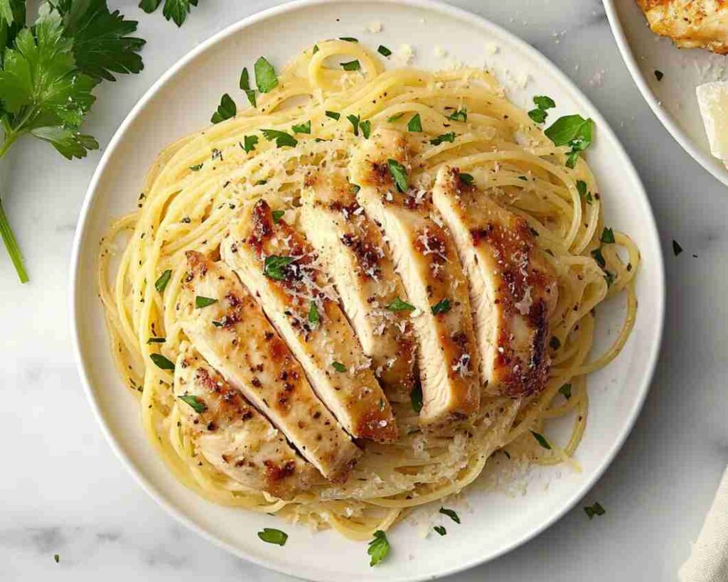 Garlic Chicken Pasta