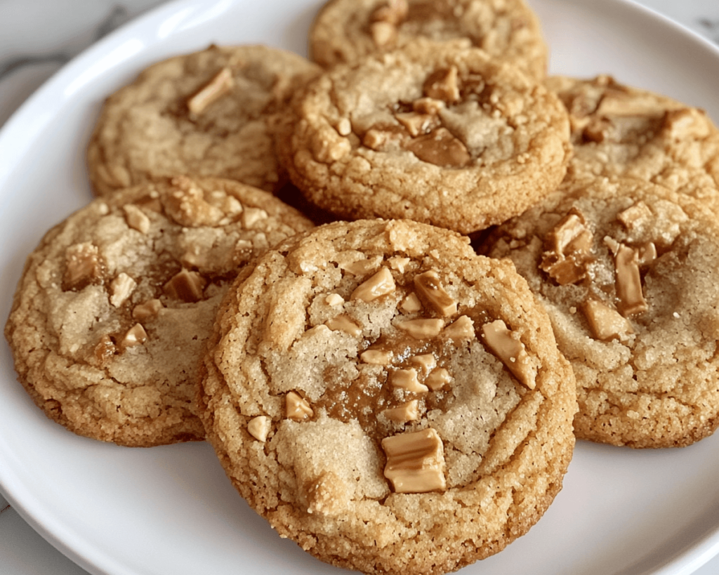 Brown Butter Toffee Cookies