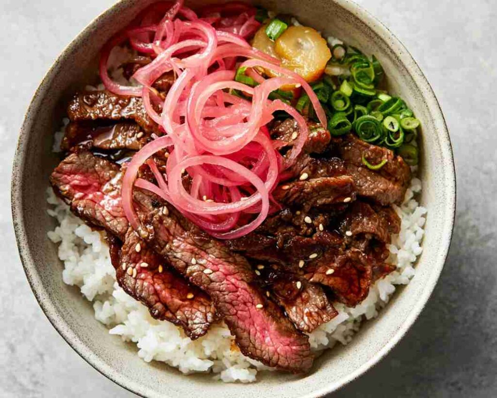 Japanese Beef Bowl (Gyudon)