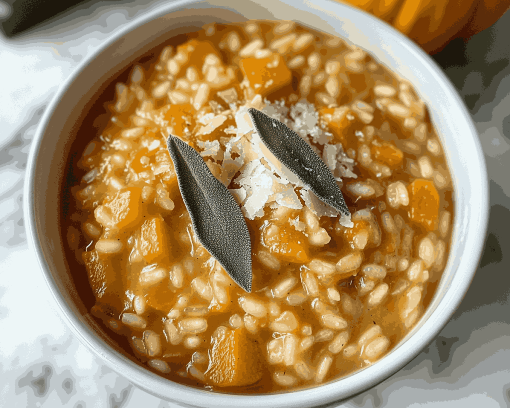 Butternut Squash and Sage Risotto