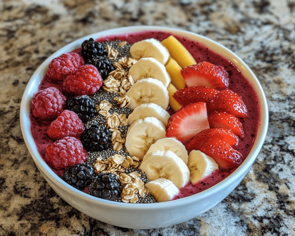 Christmas Morning Smoothie Bowl