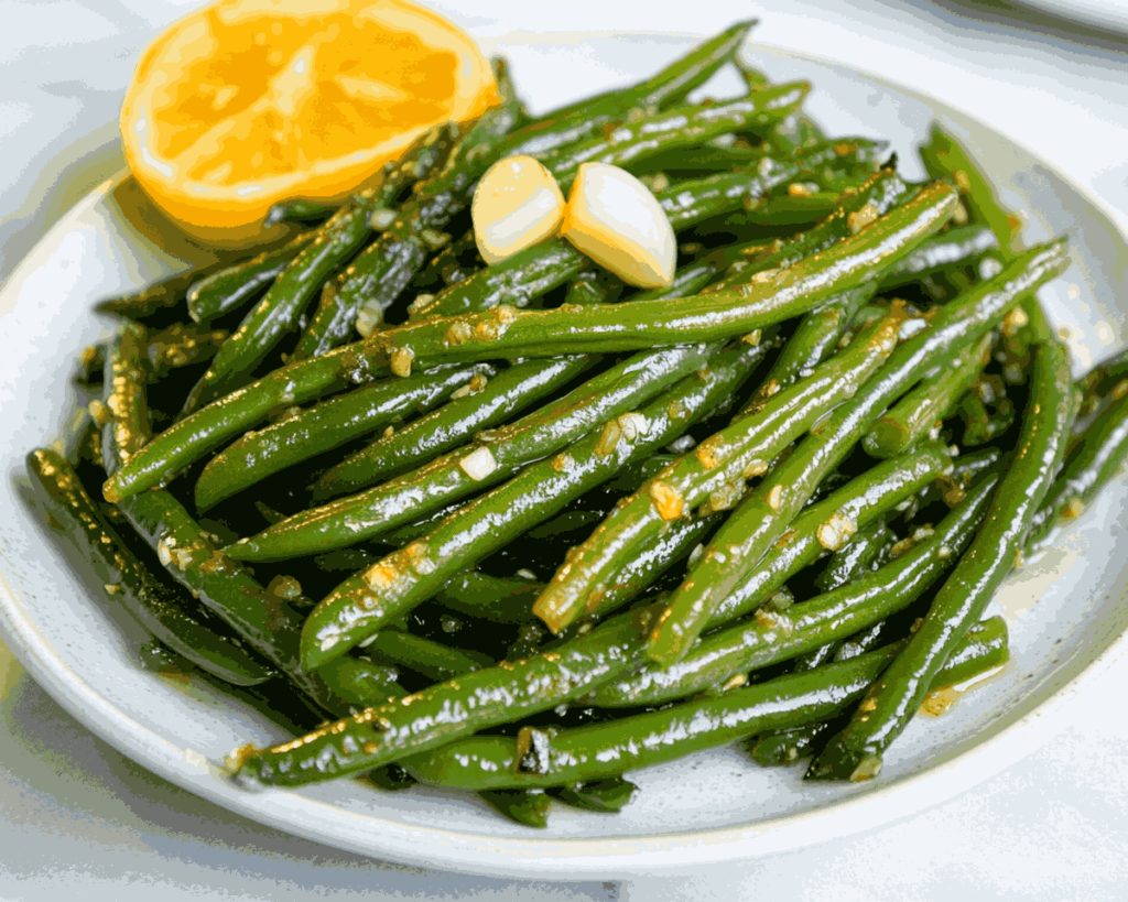 Garlic Butter Sautéed Green Beans