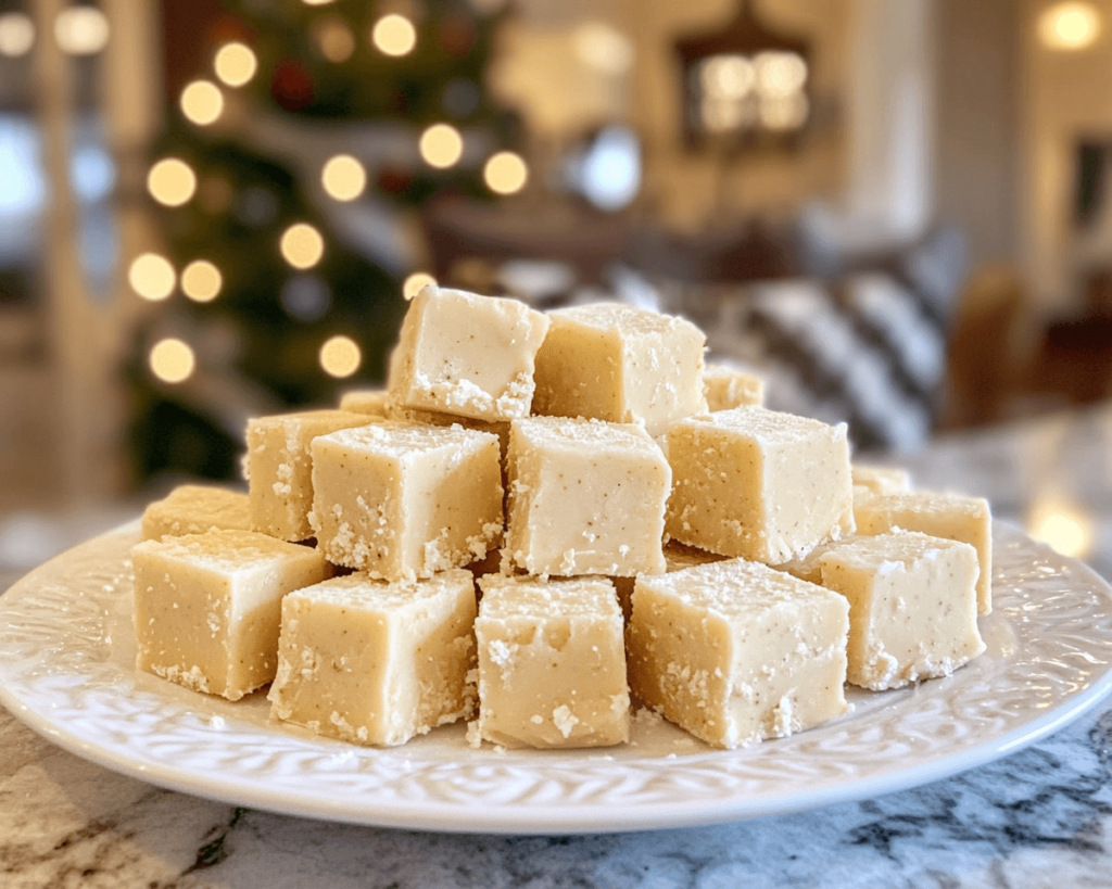 Eggnog Fudge