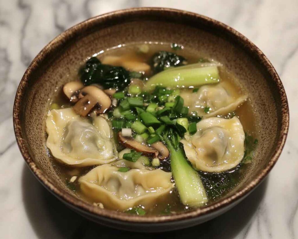 Gyoza Soup (Japanese Dumpling Soup)