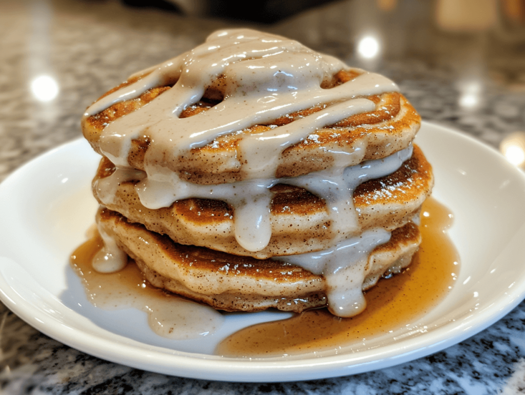 Cinnamon Roll Pancakes