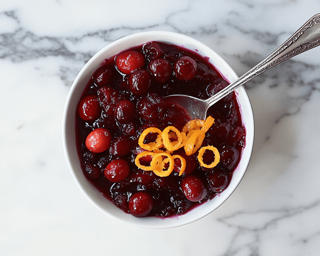 Cranberry Sauce with Orange Zest