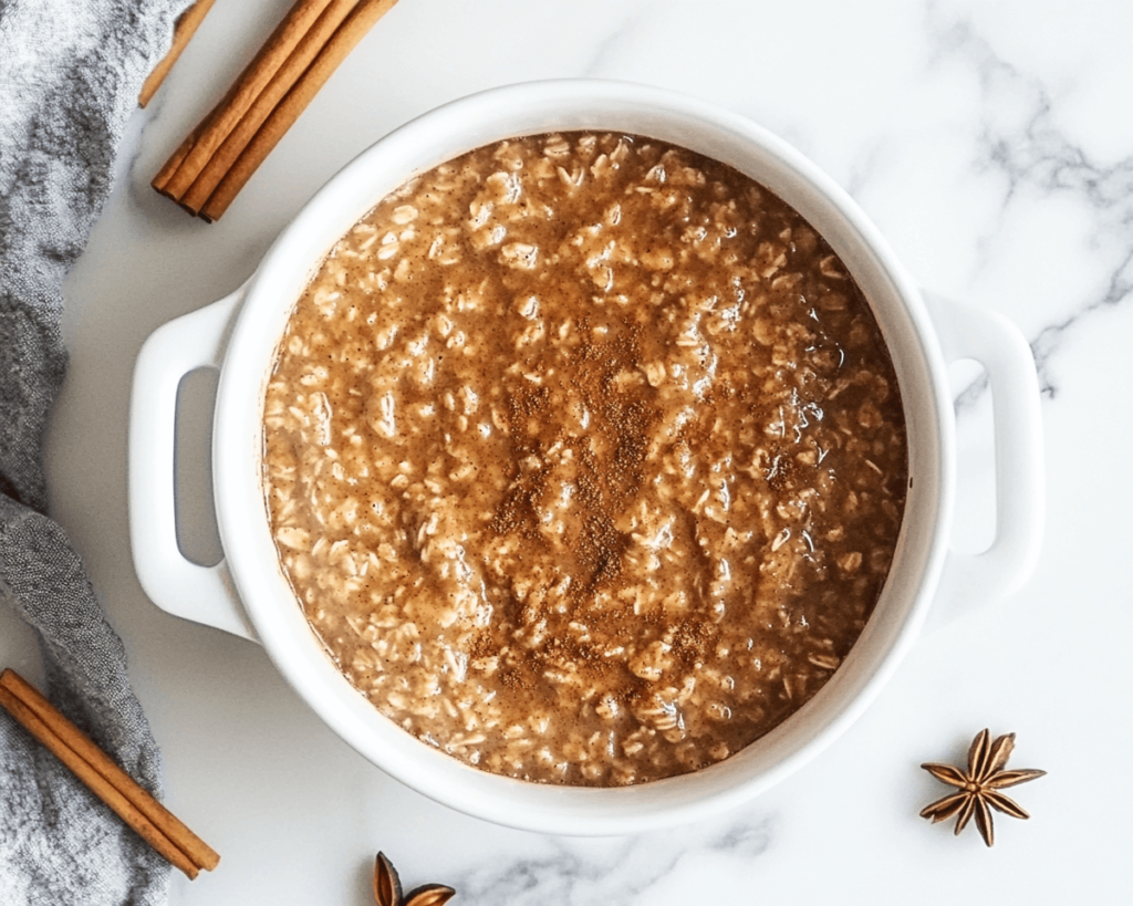 Baked Gingerbread Oatmeal