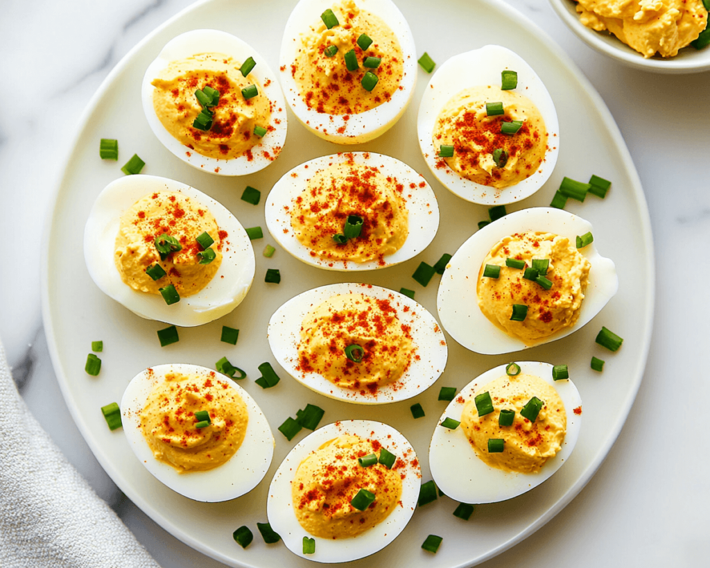 Holiday Deviled Eggs