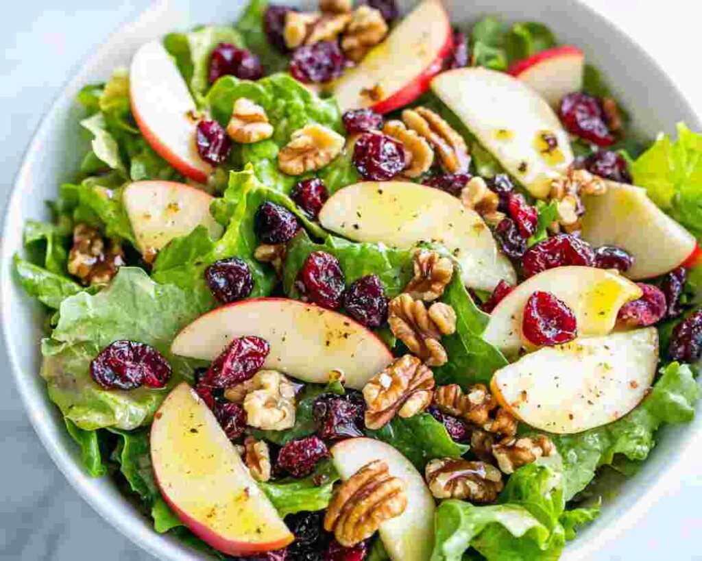 Apple, Cranberry, and Walnut Salad