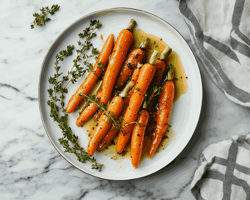 Honey Glazed Carrots with Thyme