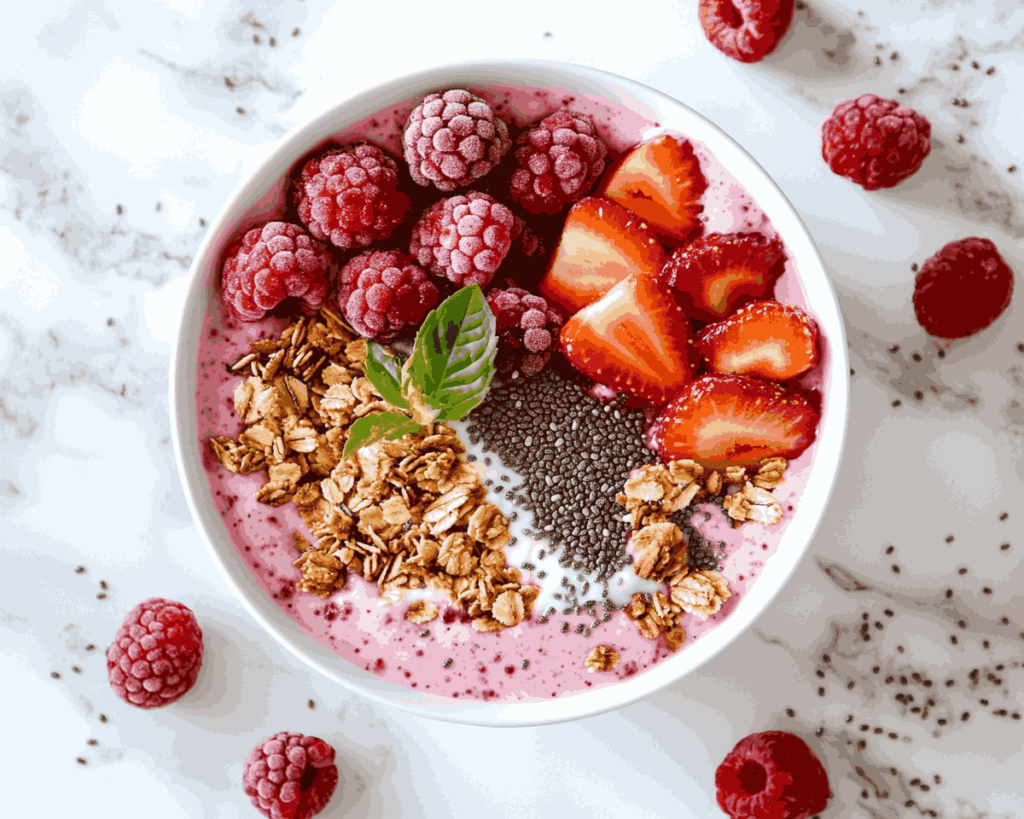 Smoothie Bowls with Granola