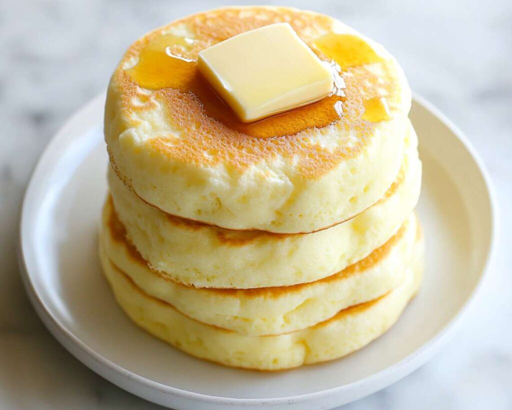 Fluffy Japanese Soufflé Pancakes