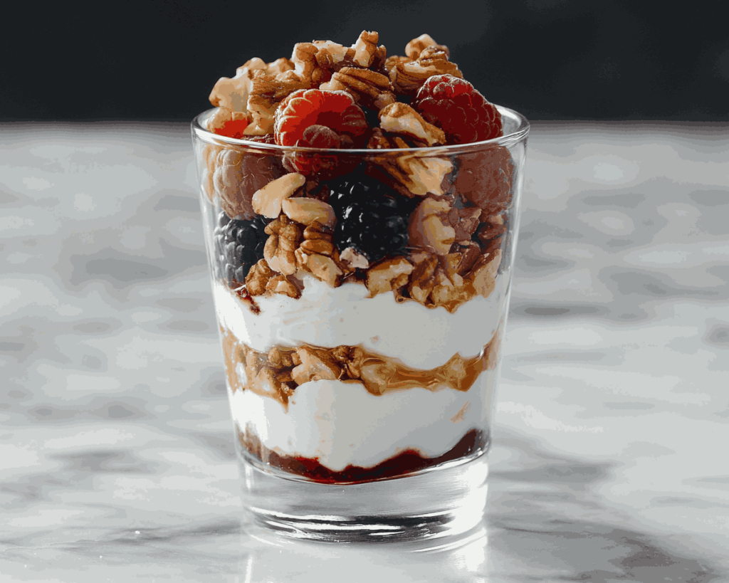 Greek Yogurt Parfaits with Honey and Nuts