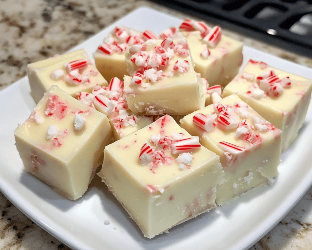 Candy Cane Fudge