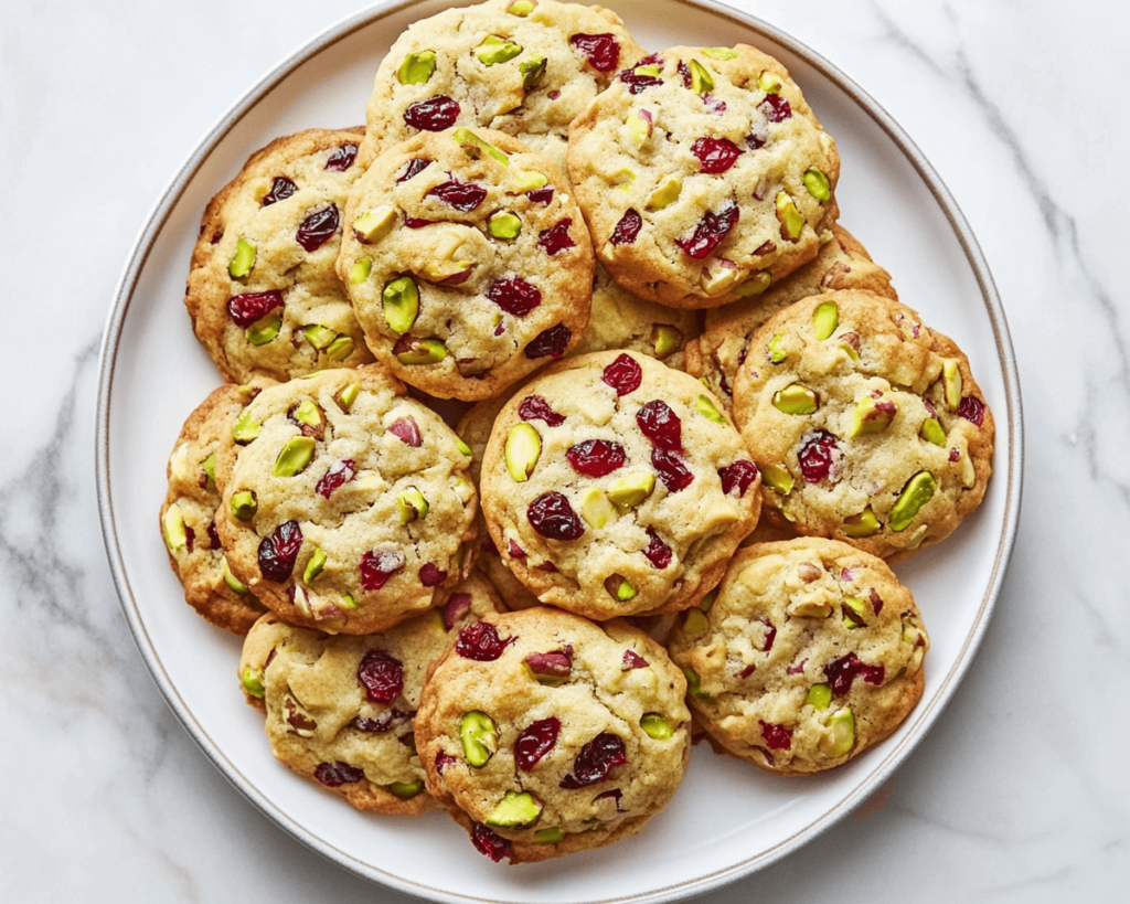 Pistachio Cranberry Cookies