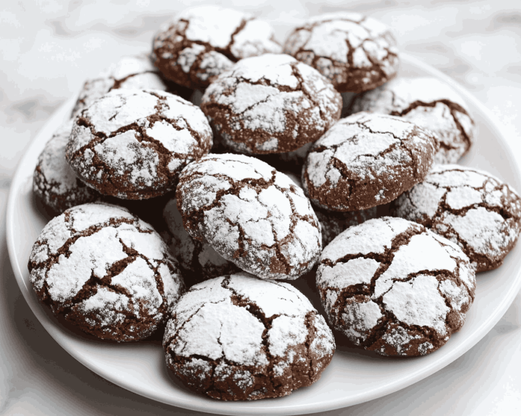 Chocolate Crinkle Cookies