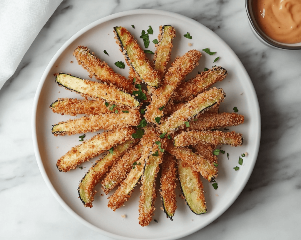 Parmesan Crusted Zucchini Fries