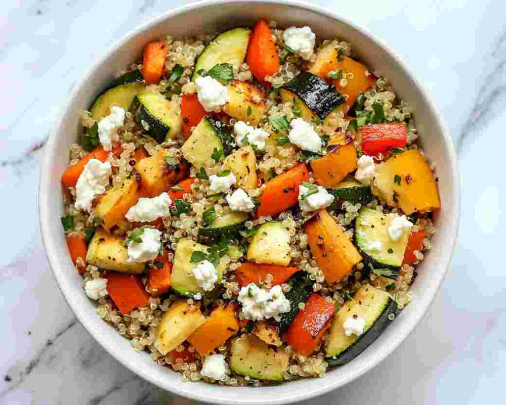 Warm Quinoa Salad with Roasted Vegetables