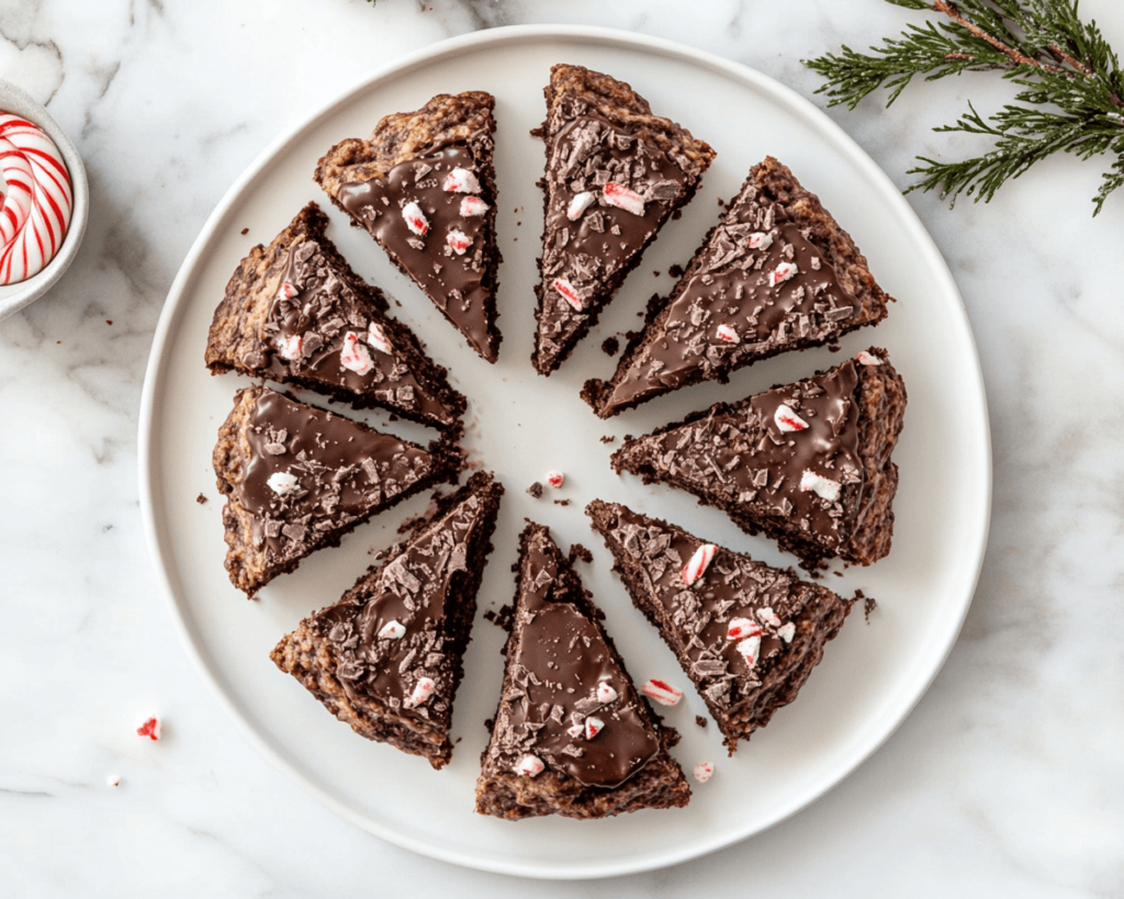 Peppermint Mocha Scones