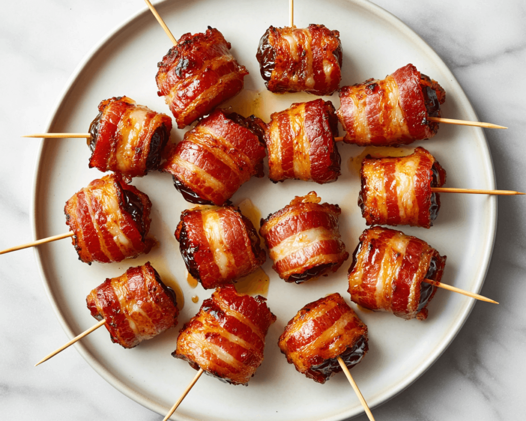 Bacon-Wrapped Dates