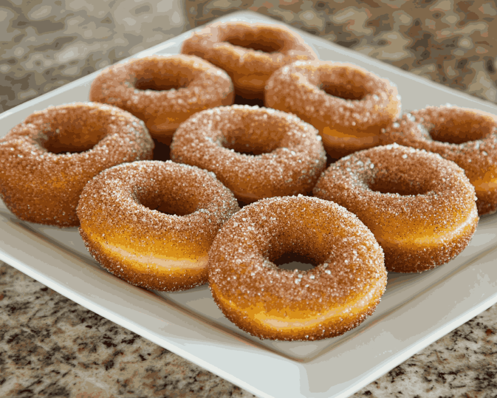 Spiced Apple Cider Donuts